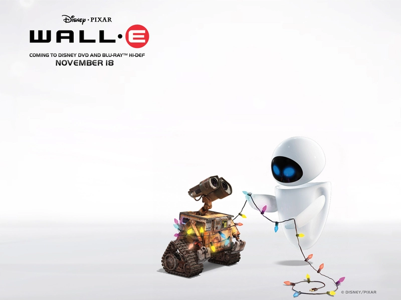 Wall-E and Eve Wallpaper