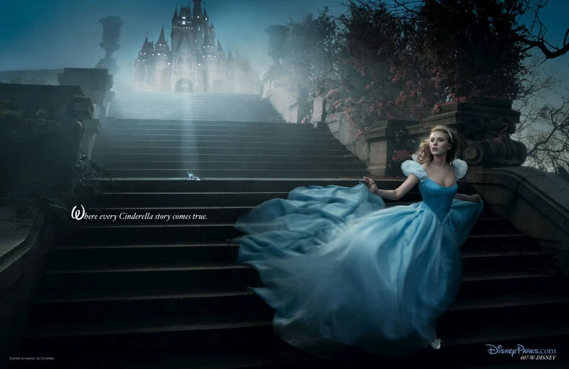 Scarlett Johannson as Cinderella