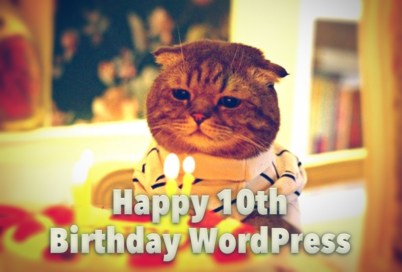 Happy 10th Birthday WordPress