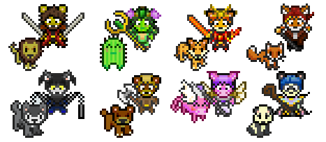 Habitica characters and customizations