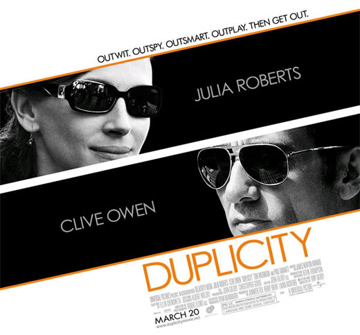 Julia Roberts and Clive Owen in Duplicity