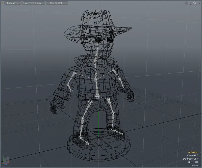 Dr Carter Wireframe View