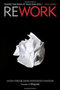 Book cover for Rework