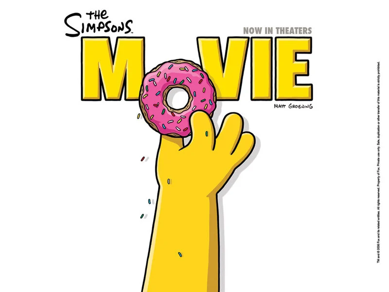 Simpsons Movie Donut Wallpaper