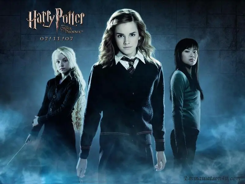 Luna Lovegood, Hermione Grainger, and Cho Chang Wallpaper