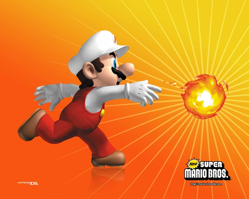 Fire Mario wallpaper