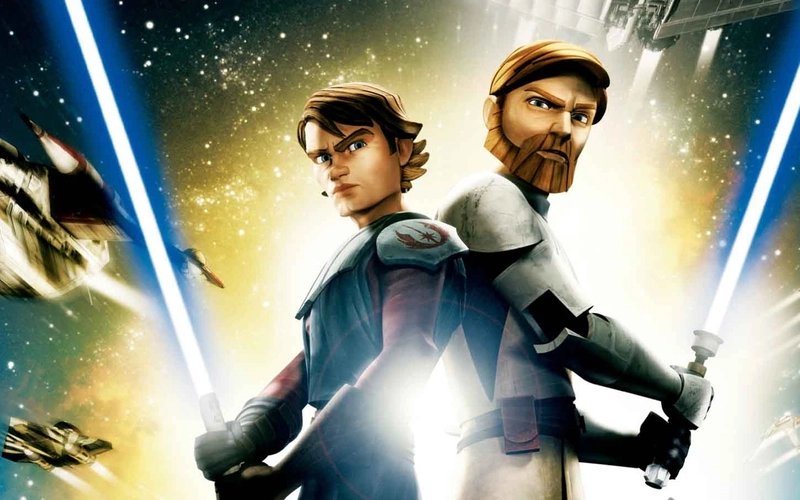 Obi-Wan Kenobi and Anakin Skywalker Wallpaper