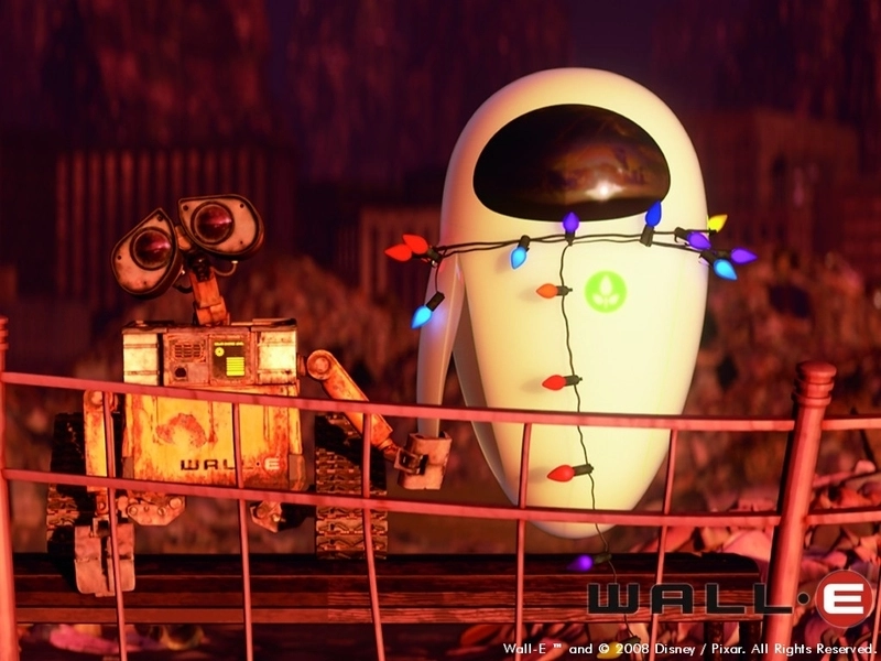 Wall-E and Eve Wallpaper