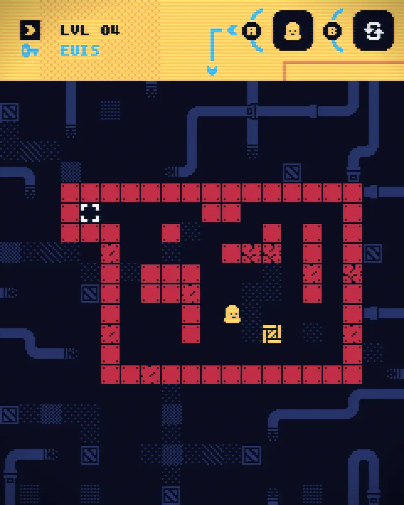 A screenshot of Crate Crew, a crate pushing game where you control from 1 to 4 different characters trying to organise the warehouse.