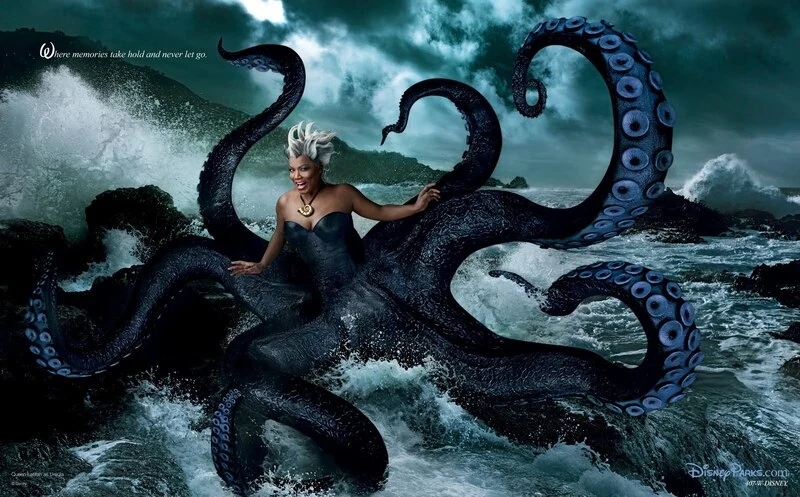 Queen Latifah is Ursula from the Little Mermaid. Where memories take hold and never let go.