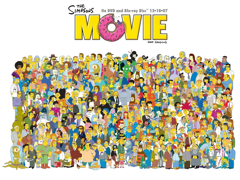Simpsons Movie Cast Wallpaper