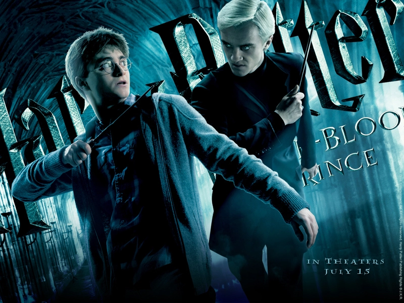 Harry Potter and Draco Malfoy Wallpaper