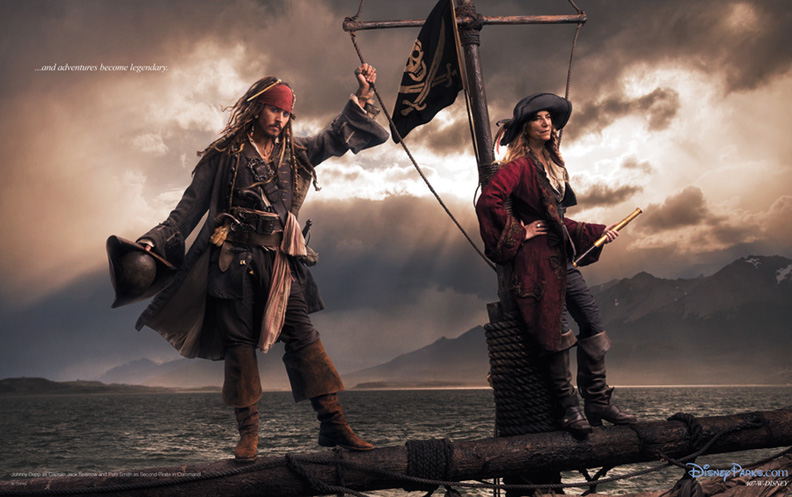 Pirates of the Carribean – Johnny Depp and Patti Smith ... and adventures become legendary