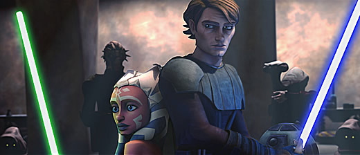 The Clone Wars - Anakin and Ahsoka (Anakins padawan)