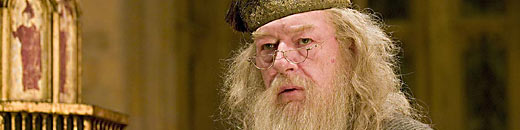Photograph of Michael Gambon as Dumbledore