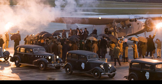 Public Enemies Press at the airport